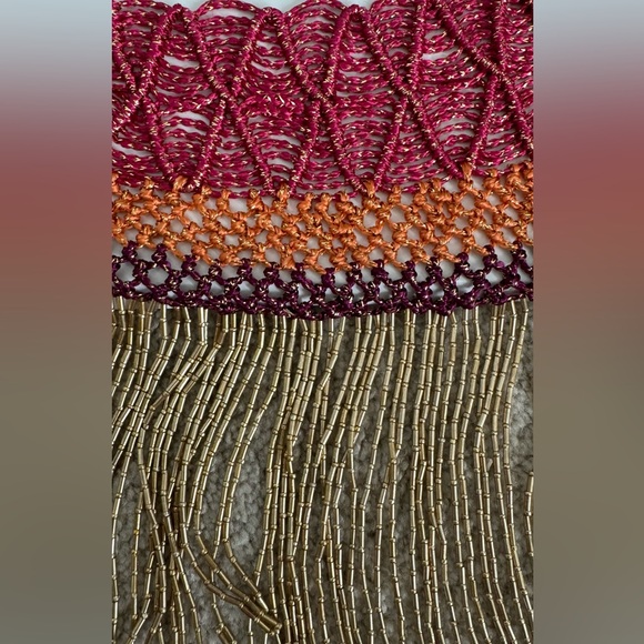 Zara limited edition bohemian beaded choker necklace - Picture 5 of 5